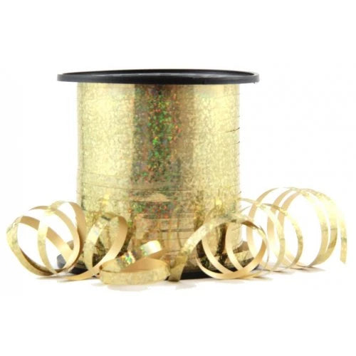 Holographic Gold Curling Ribbon