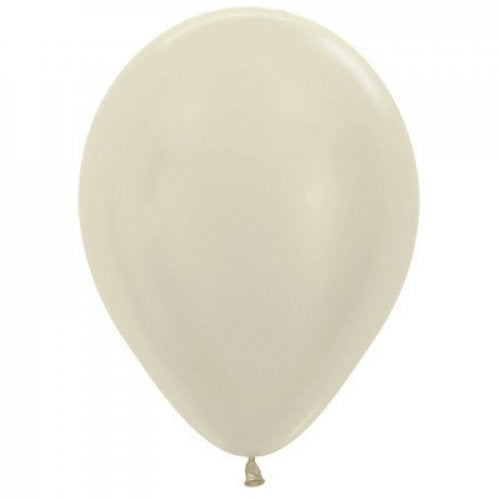 Satin Ivory 30cm Latex Balloons Pack of 100