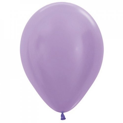 Satin Lilac 30cm Latex Balloons Pack of 100