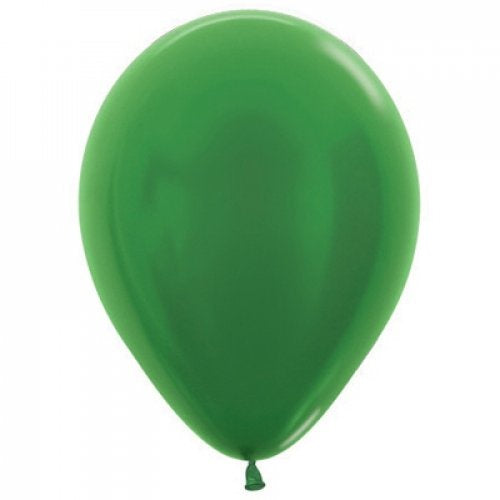 Metallic Emerald Green 30cm Latex Balloons Pack of 25
