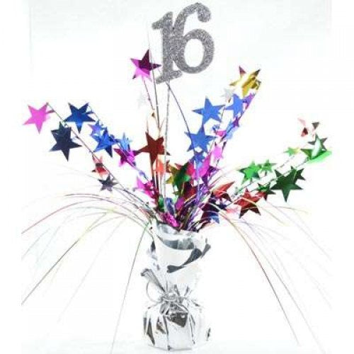 Colourful Numbered Centrepiece - 16