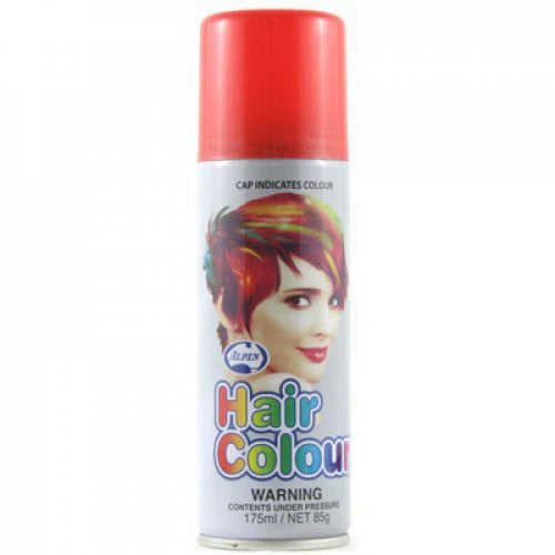 Fluro Red Coloured Hairspray