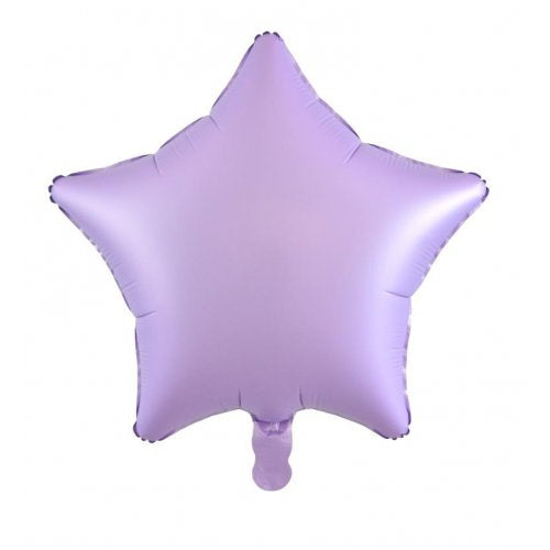 Matt Pastel Lilac Star 19" Foil Balloon