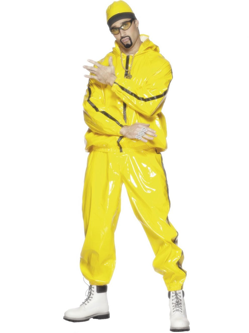 Ali G Yellow Rapper Suit Mens Costume