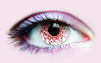 Primal Berserker I- White and Red Coloured Contact Lenses