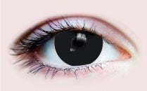 Primal Black Mini Sclera- Black Coloured Contact Lenses