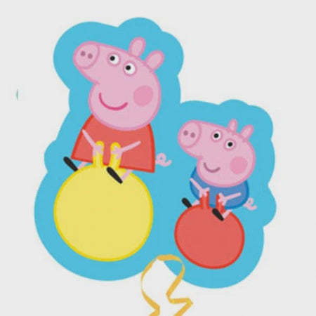 Peppa Pig with George Foil Balloon