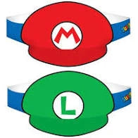 Super Mario Paper Hats