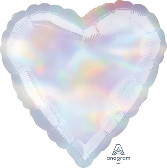 Iridescent Holographic Foil Heart