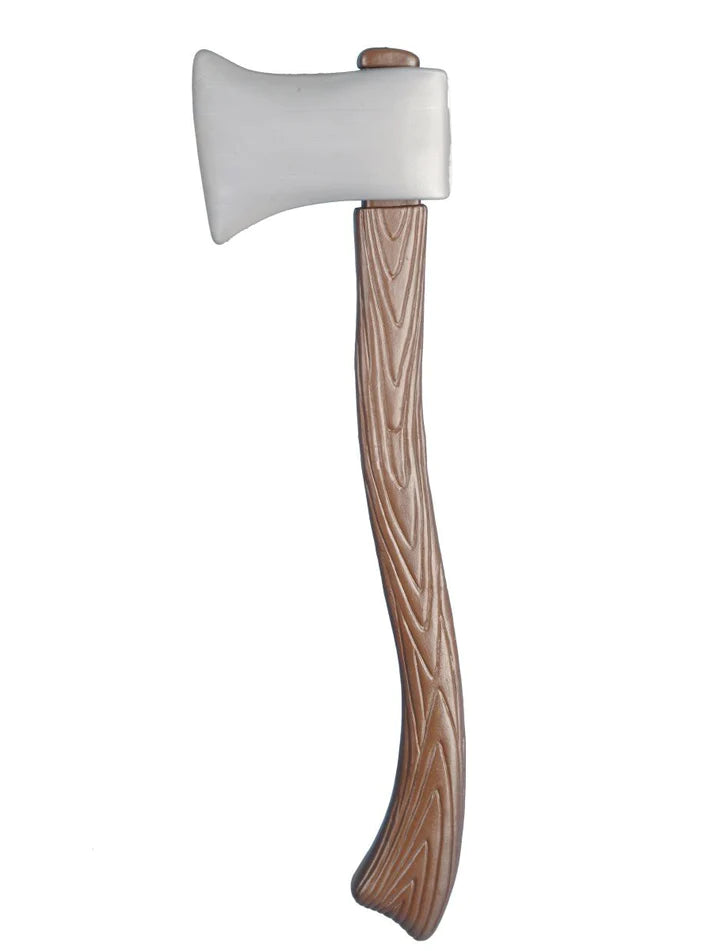 Basic Wood Look Novelty Axe Halloween Weapon