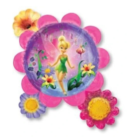 Tinkerbell Flower Cluster Supershape Balloon