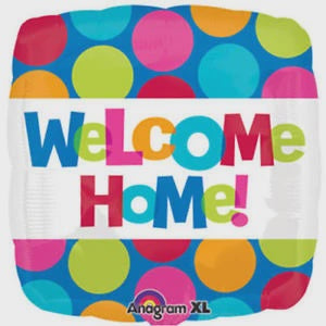 Welcome Home Big Dots Balloon