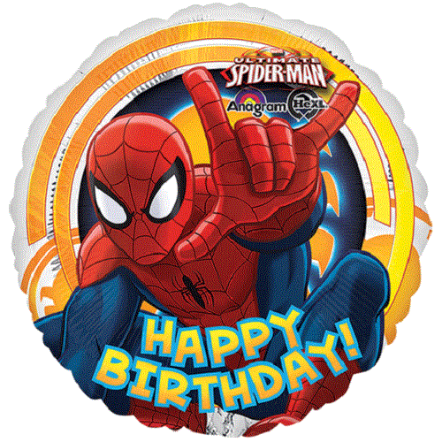 Spider-Man Birthday Foil Balloon