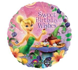 Tinkerbell Sweet Birthday Wishes Balloon