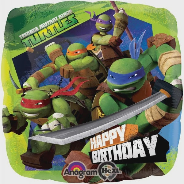 Happy Birthday TMNT Balloon