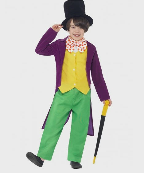 Roald Dahl Willy Wonka Kids Costume