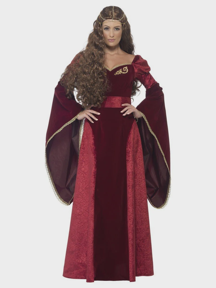 Medieval Queen Deluxe Womens Costume