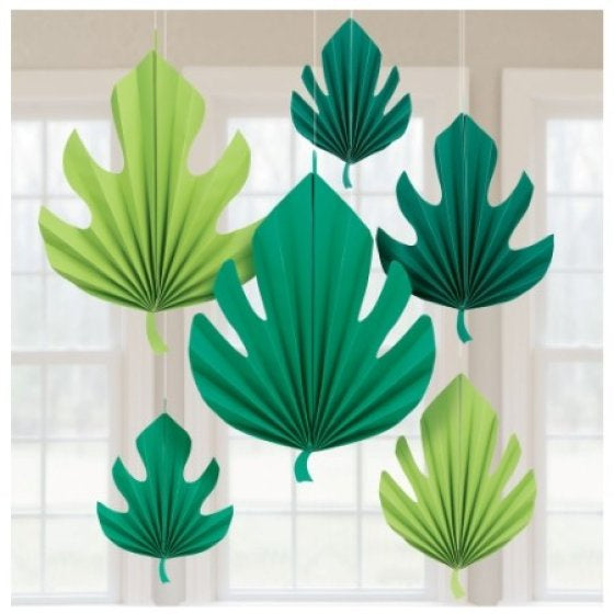 Palm Leaf Shaped Fan Decoration