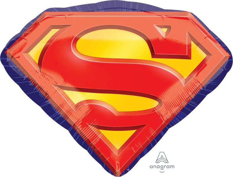 Superman Emblem Supershape Foil Balloon