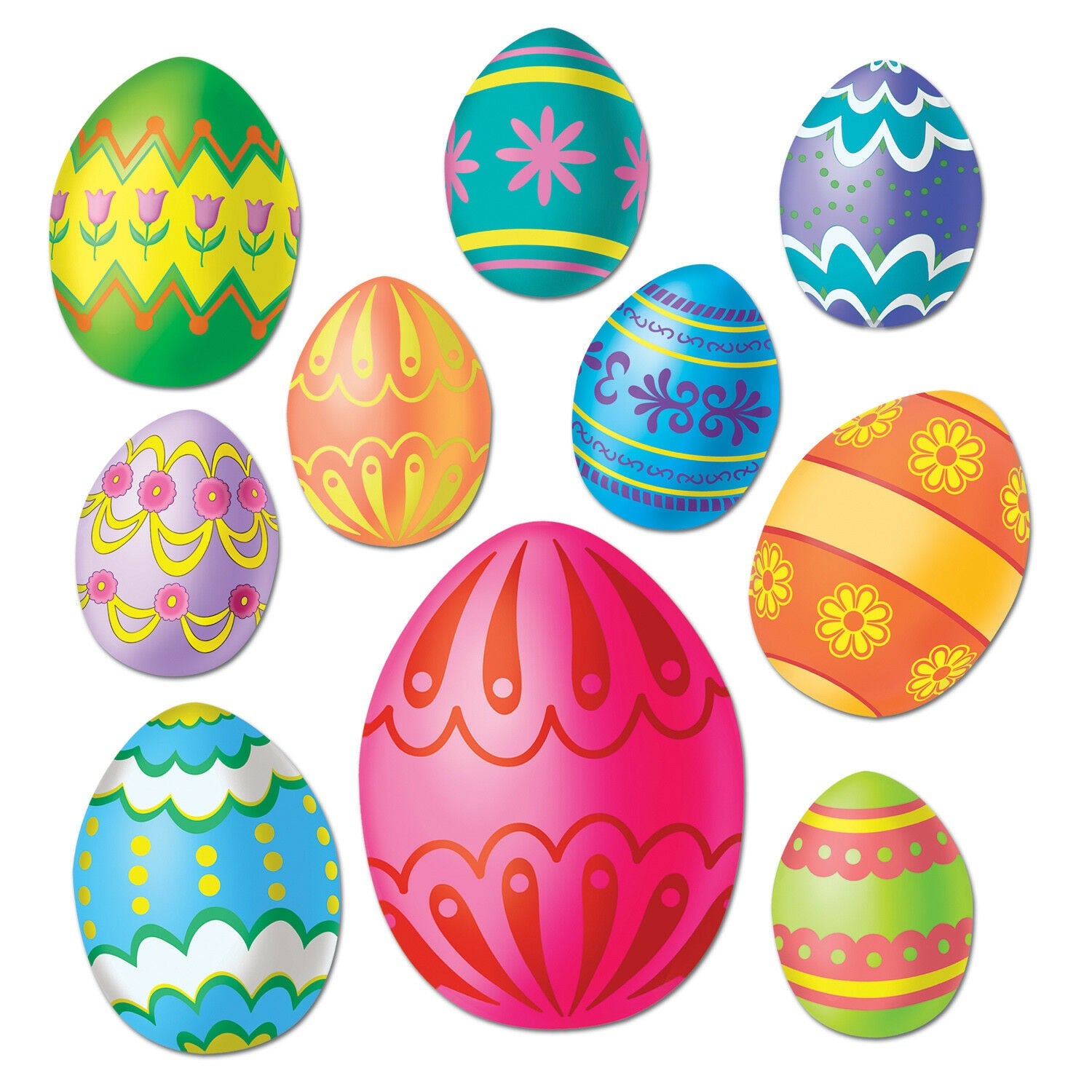 Easter Egg Cutouts