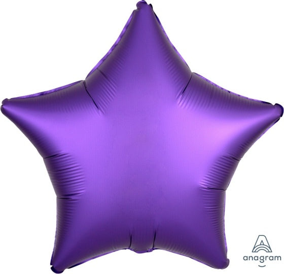 Luxe Purple Star Foil Balloon