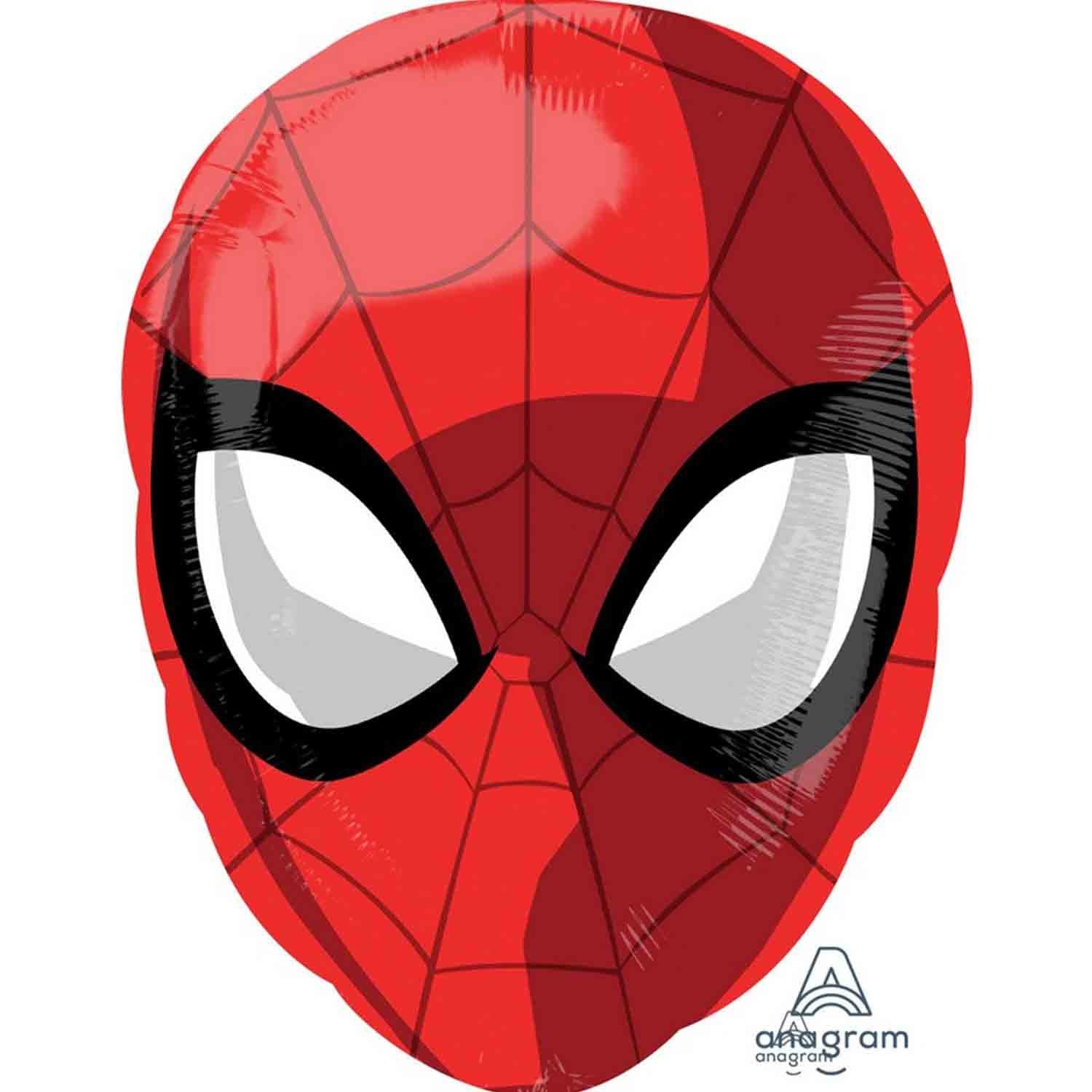 Junior Shape XL Spider-Man Head Animated Foil Balloon
