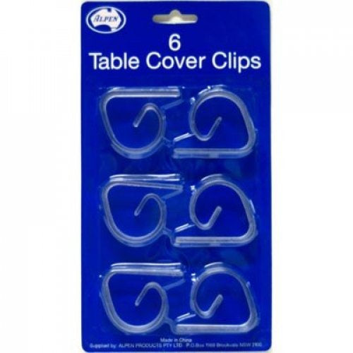 Table Cover Clips Pack 6