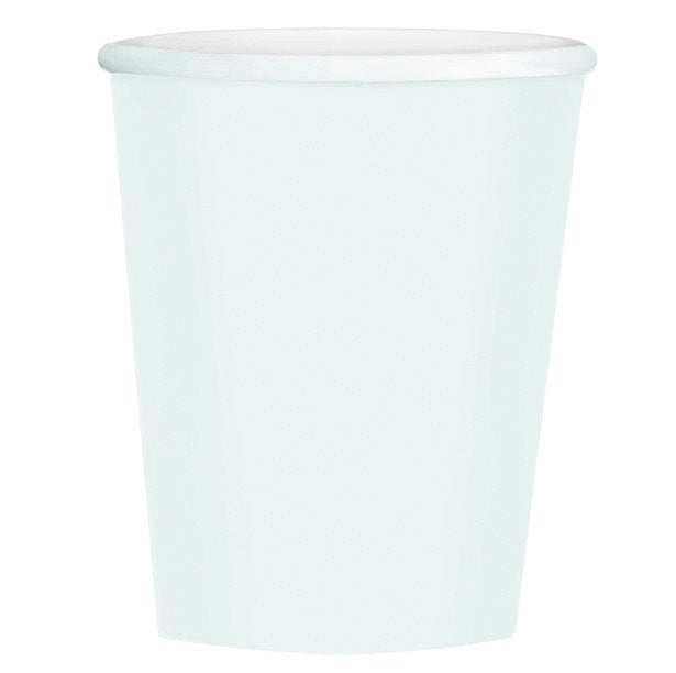 Frosty White Paper Cups