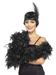 Black Feather Boa