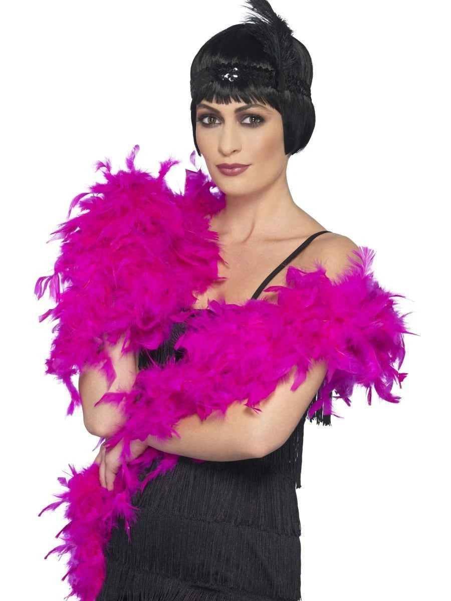 Fuchsia Feather Boa