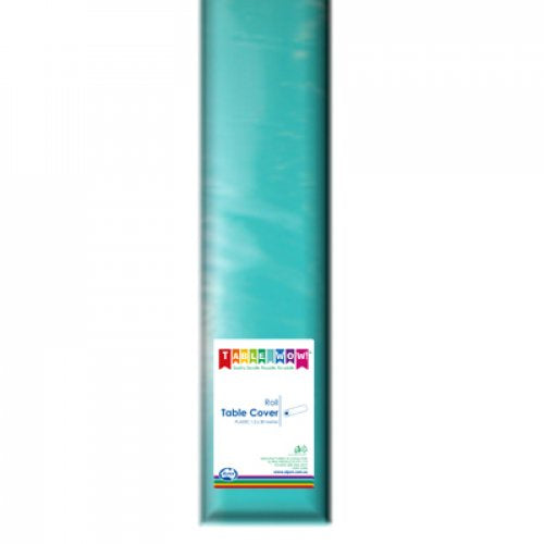 Table Cover Roll Plastic Teal