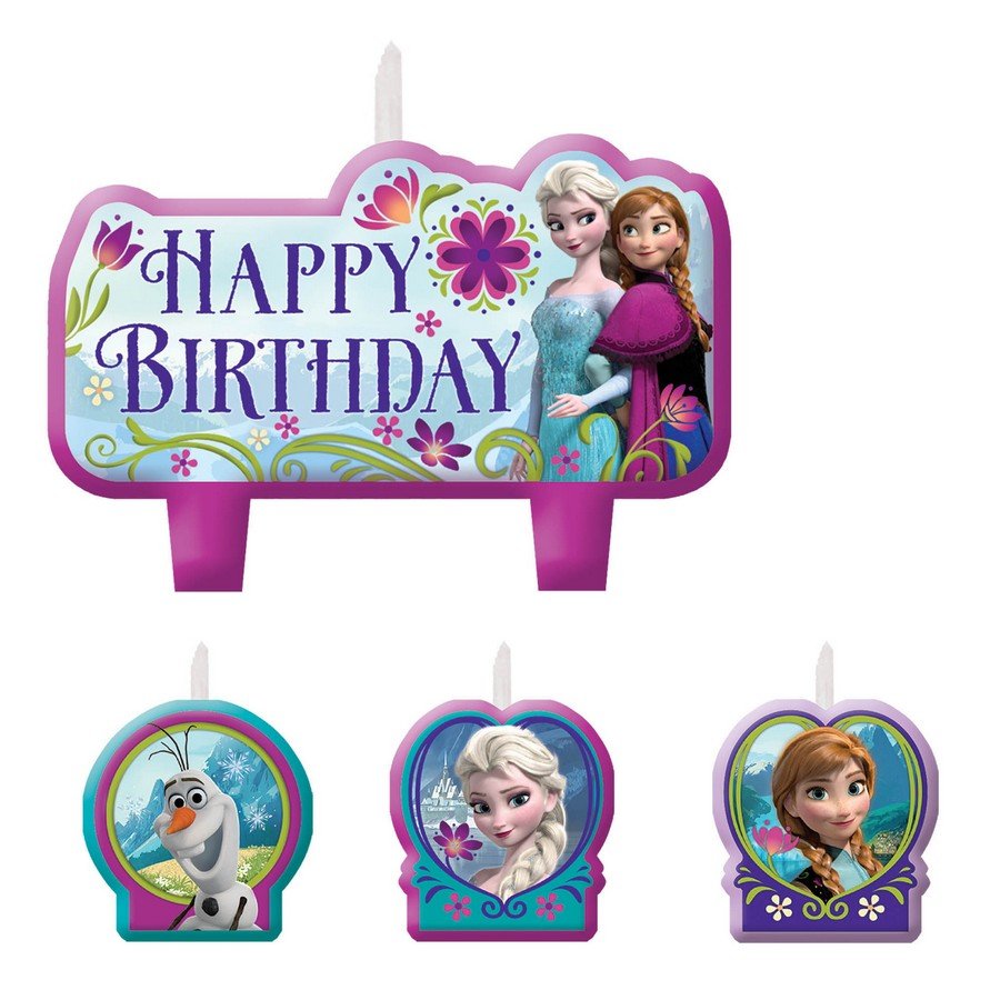 Frozen Birthday Candles