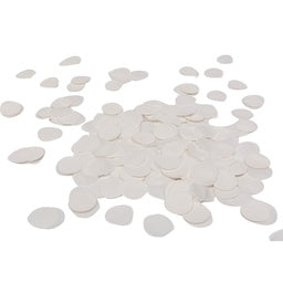 White Round Paper Confetti 15g