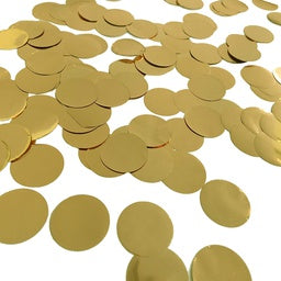 Gold Round Foil Confetti 15g