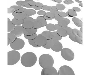 Silver Round Paper Confetti 15g