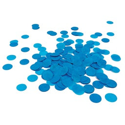 True Blue Round Paper Confetti 15g