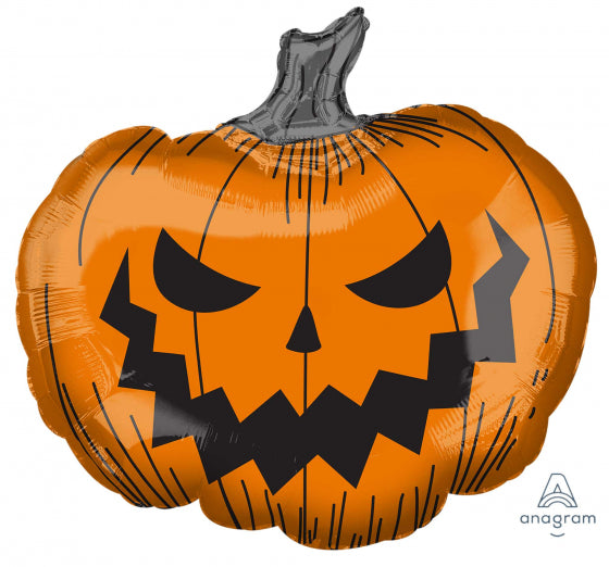 Hallows Eve Pumpkin Supershape Foil Balloon