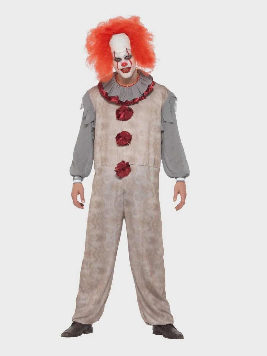 Vintage Mens Clown Costume