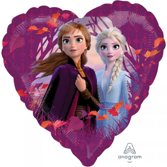 Frozen 2 Heart Shaped Foil Balloon