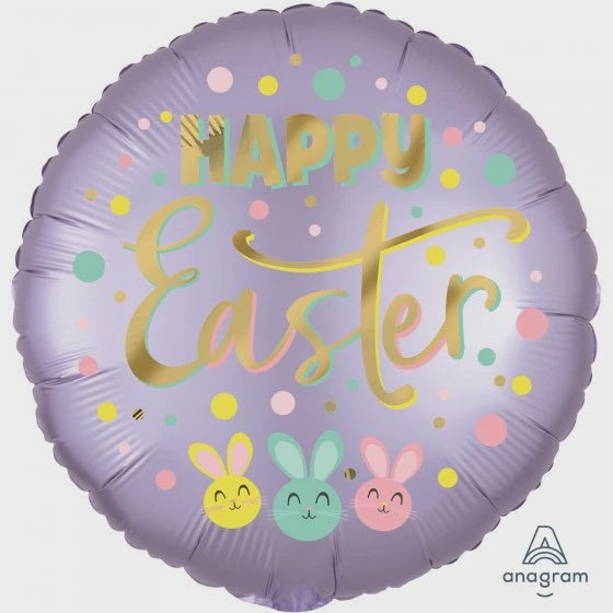Happy Easter Bunny Trio Foil Balloon