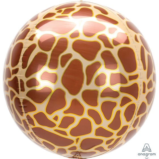 Giraffe Print Orbz Balloon