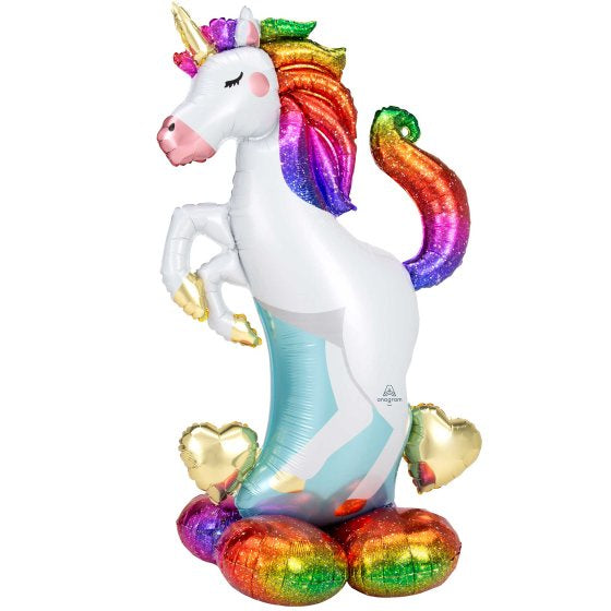 Unicorn & Hearts Airloonz Foil Balloon
