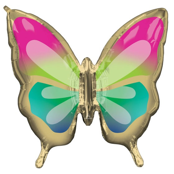 Beautiful Tropical Butterfly Supershape Balloon