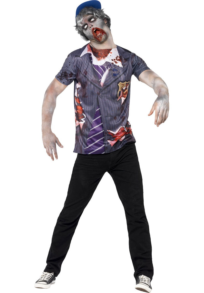 Zombie School Boy Costume Medium