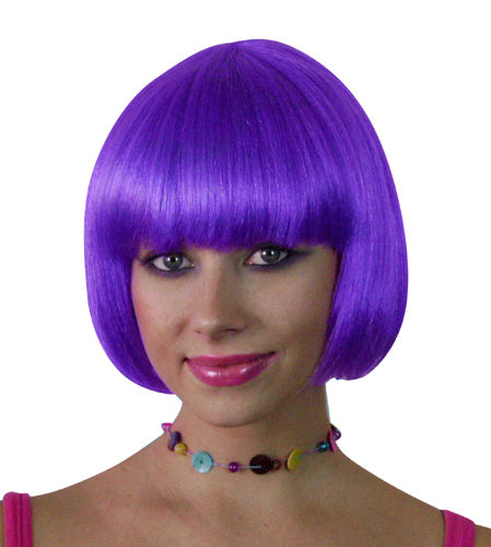 Purple Short Bob Wig