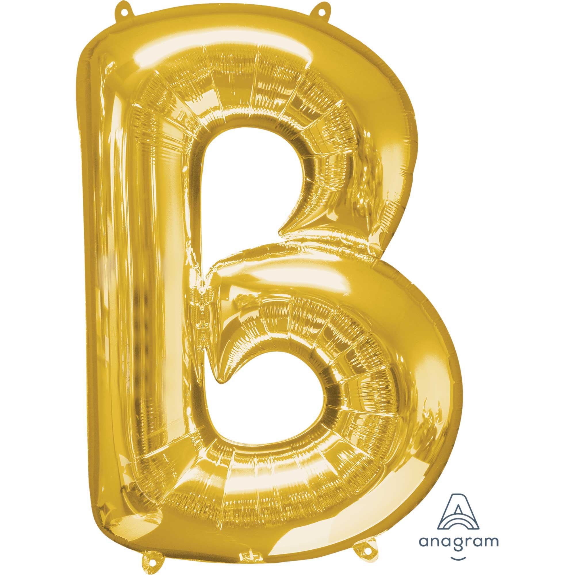 Gold Letter B Supershape Foil Balloon