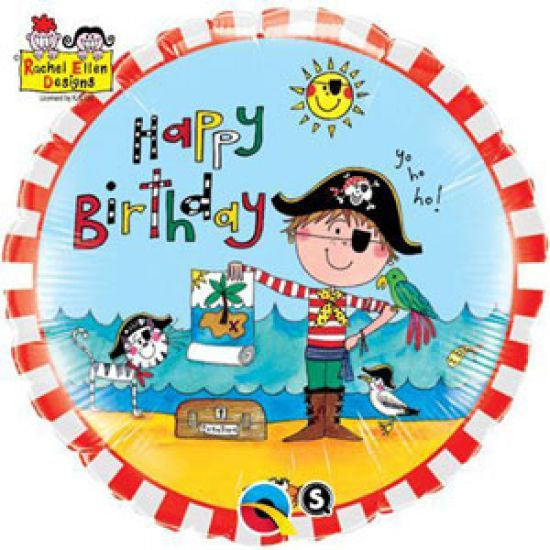 Pirate Birthday Foil Balloon