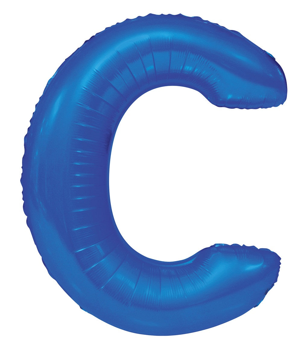 Blue Letter C Megaloon