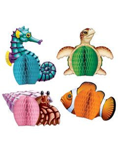 Sea Creature Playmates, Pack of 4