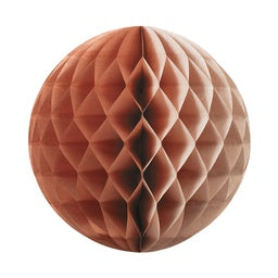 Rose Gold Honeycomb Ball 25 cm